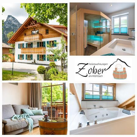 Ferienwohnungen Zober Am Muehlbach Oberammergau Eksteriør bilde
